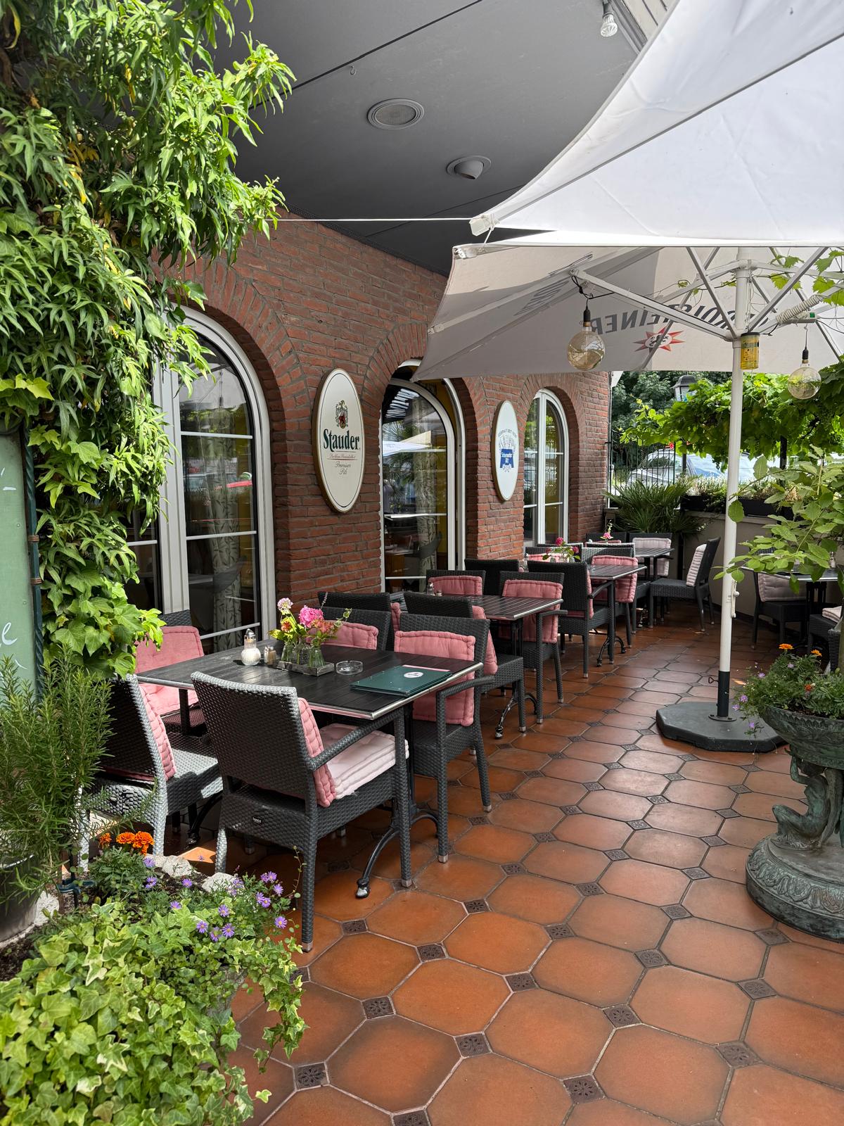 Außenbereich Restaurant